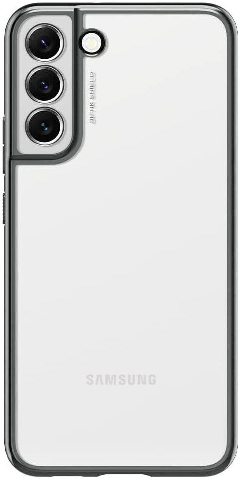 Spigen Optik Crystal Samsung Galaxy S22 Plus Hoesje Transparant Grijs afbeelding 3