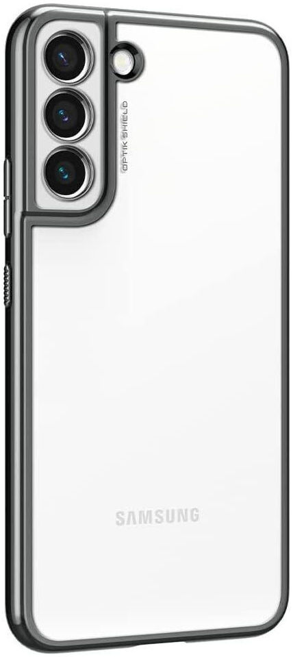 Spigen Optik Crystal Samsung Galaxy S22 Plus Hoesje Transparant Grijs afbeelding 6