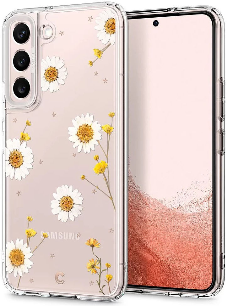 Spigen Cyrill Cecile Samsung Galaxy S22 Hoesje Blooming Daisy afbeelding 1
