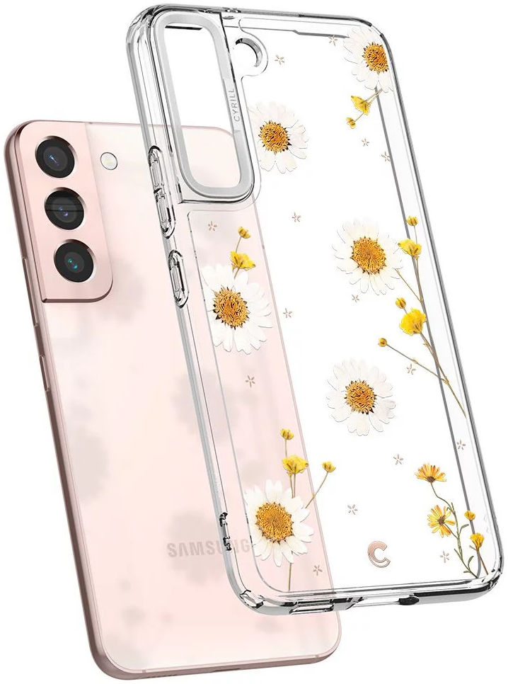 Spigen Cyrill Cecile Samsung Galaxy S22 Hoesje Blooming Daisy afbeelding 2