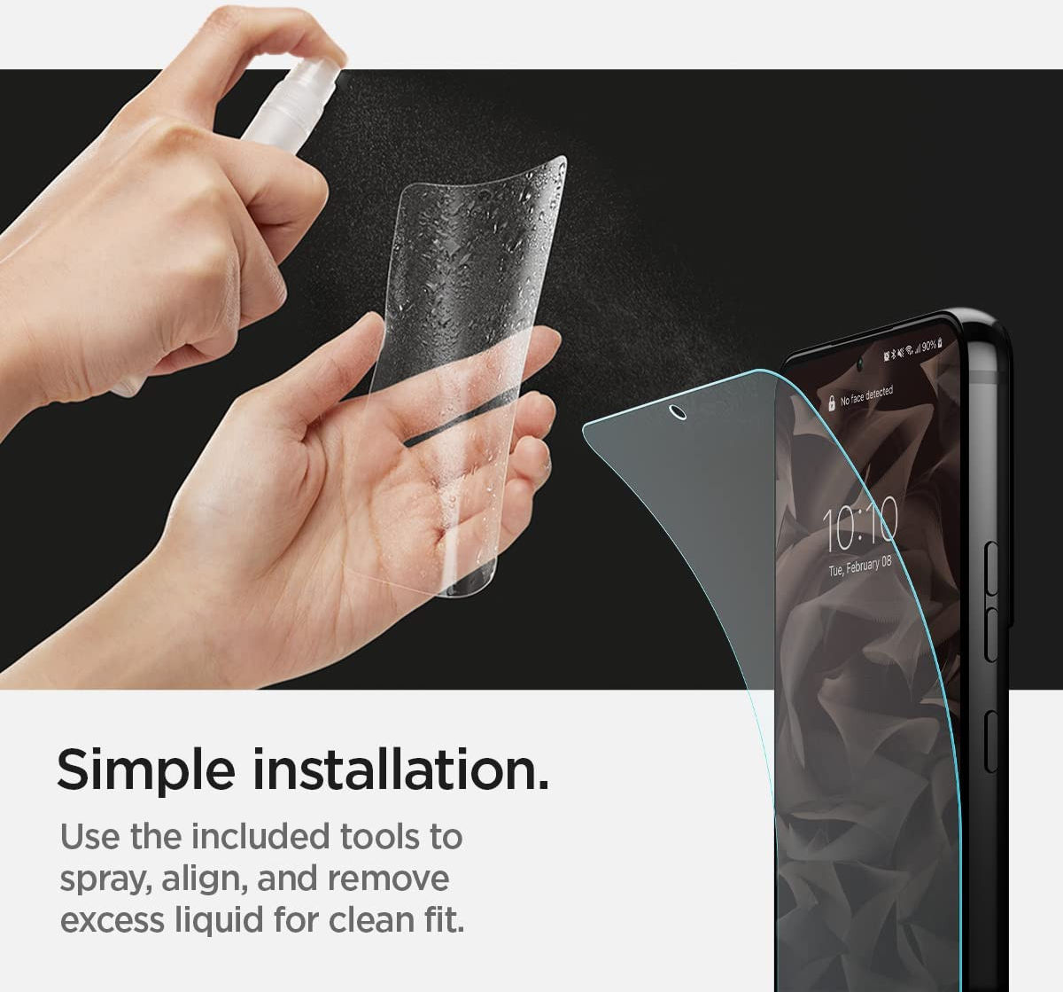 Spigen Neo Flex Samsung Galaxy S22 Plus Screen Protector (2-Pack) afbeelding 3