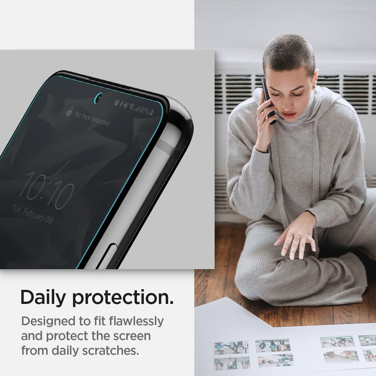 Spigen Neo Flex Samsung Galaxy S22 Plus Screen Protector (2-Pack) afbeelding 5