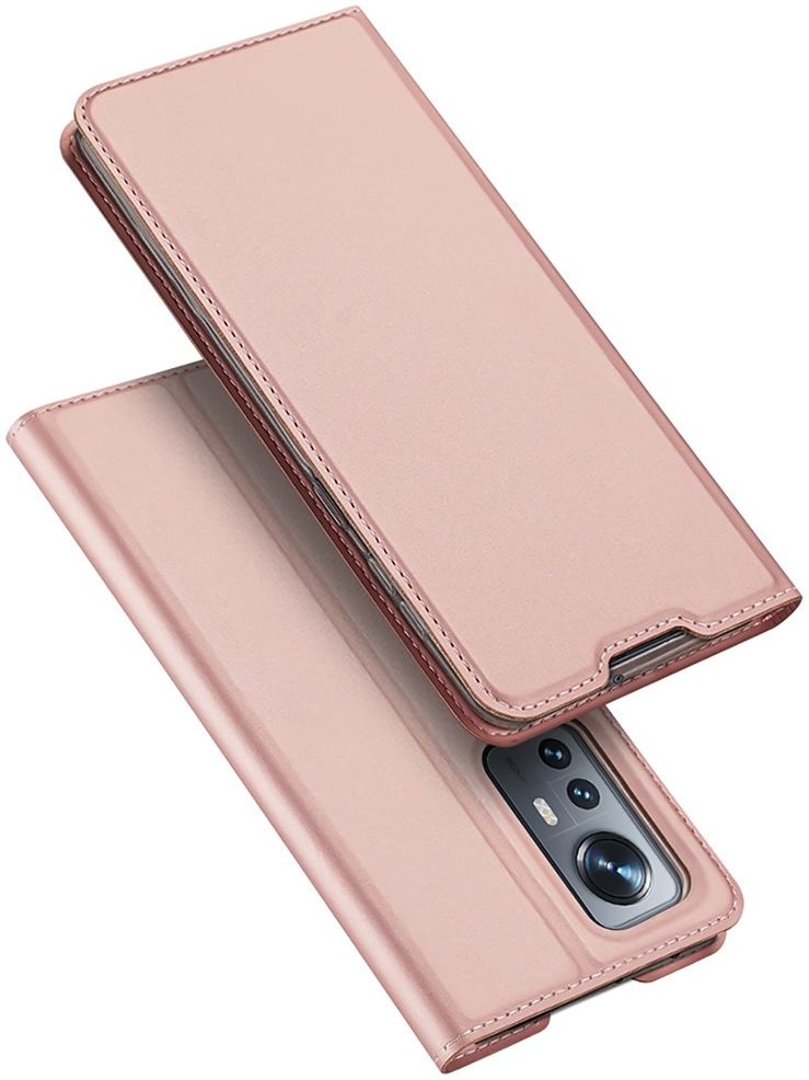 Dux Ducis Skin Pro Xiaomi 12 / 12X Hoesje Wallet Book Case Roze afbeelding 2