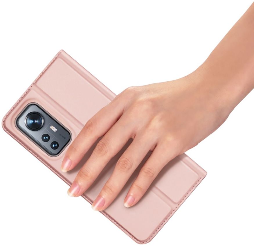 Dux Ducis Skin Pro Xiaomi 12 / 12X Hoesje Wallet Book Case Roze afbeelding 6