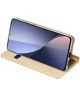 Dux Ducis Skin Pro Xiaomi 12 / 12X Hoesje Wallet Book Case Goud