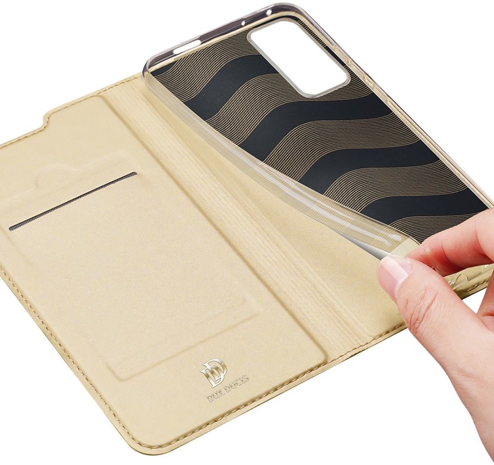 Dux Ducis Skin Pro Xiaomi 12 / 12X Hoesje Wallet Book Case Goud afbeelding 7