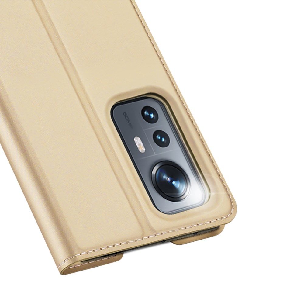 Dux Ducis Skin Pro Xiaomi 12 / 12X Hoesje Wallet Book Case Goud afbeelding 8