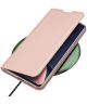 Dux Ducis Skin Pro Xiaomi 12 Pro Hoesje Wallet Book Case Roze