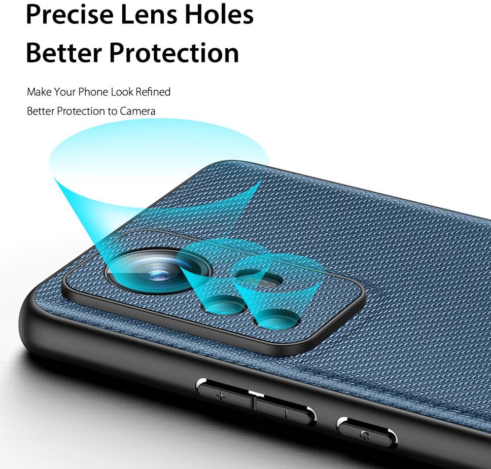 Dux Ducis Fino Series Xiaomi 12 / 12X Hoesje Back Cover Blauw afbeelding 4