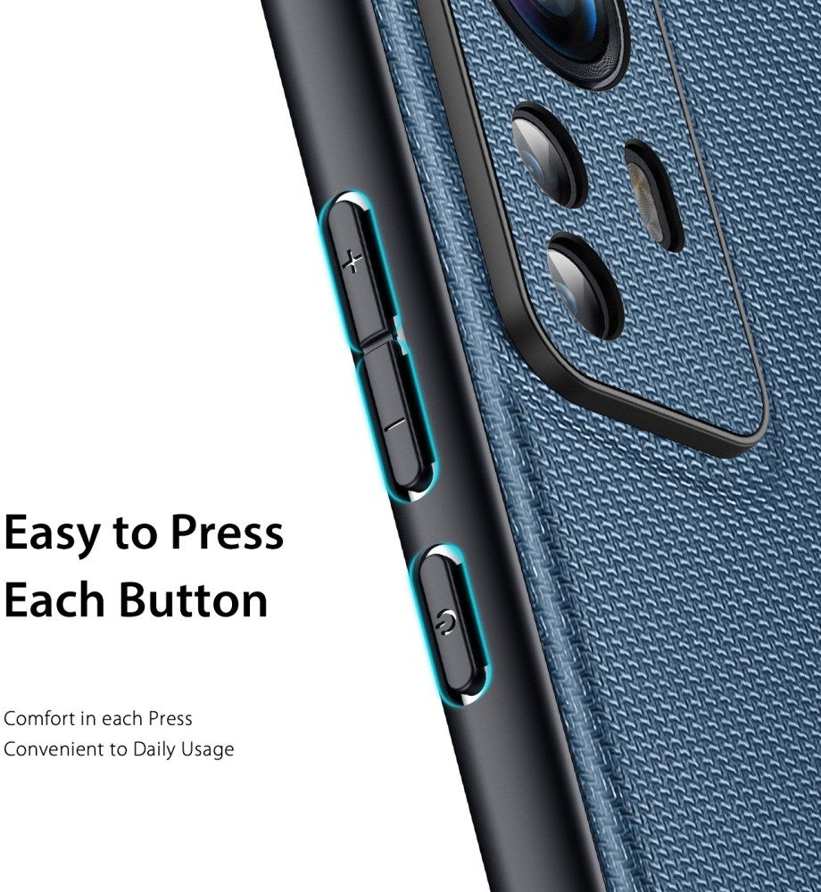 Dux Ducis Fino Series Xiaomi 12 / 12X Hoesje Back Cover Blauw afbeelding 3