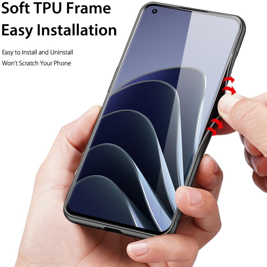 Dux Ducis Fino Series OnePlus 10 Pro Hoesje Back Cover Zwart afbeelding 4