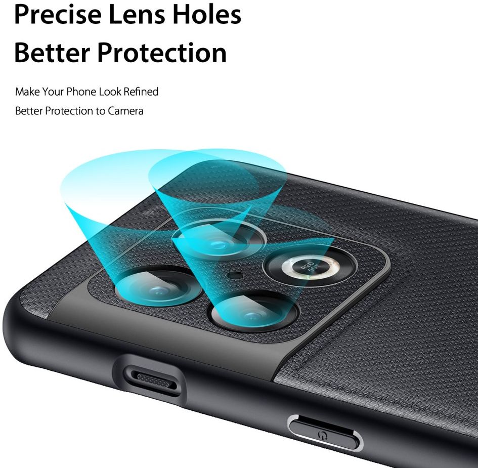 Dux Ducis Fino Series OnePlus 10 Pro Hoesje Back Cover Zwart afbeelding 5