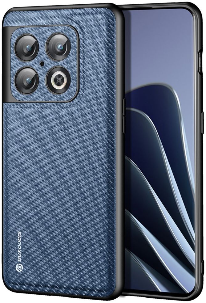 Dux Ducis Fino Series OnePlus 10 Pro Hoesje Back Cover Blauw afbeelding 1