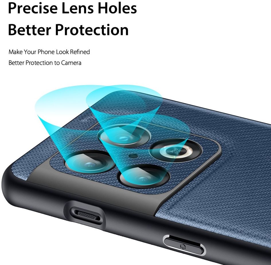 Dux Ducis Fino Series OnePlus 10 Pro Hoesje Back Cover Blauw afbeelding 5