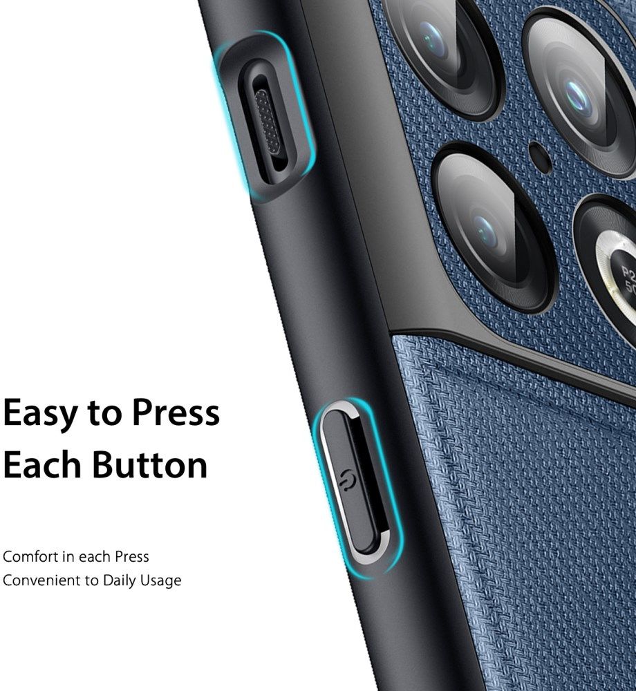 Dux Ducis Fino Series OnePlus 10 Pro Hoesje Back Cover Blauw afbeelding 6