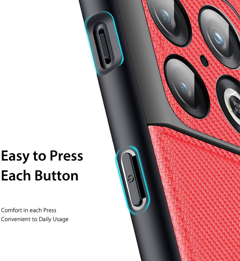 Dux Ducis Fino Series OnePlus 10 Pro Hoesje Back Cover Rood afbeelding 6