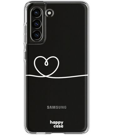 HappyCase Samsung Galaxy S21 FE Hoesje Flexibel TPU Hartje Print Hoesjes