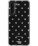 HappyCase Samsung Galaxy S21 FE Hoesje Flexibel TPU Hartjes Print