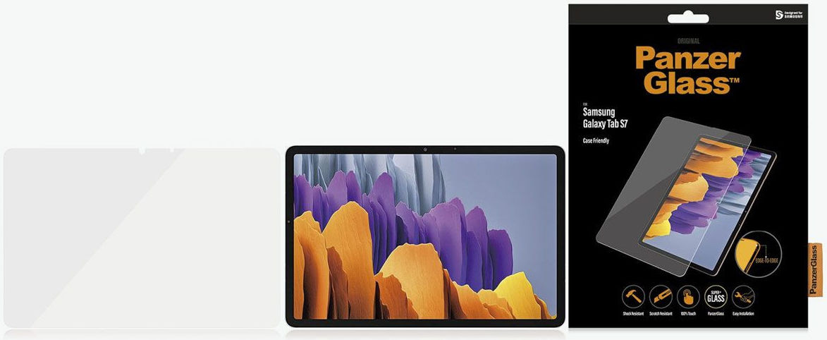 PanzerGlass Samsung Galaxy Tab S7/S8 Screen Protector Case Friendly afbeelding 3