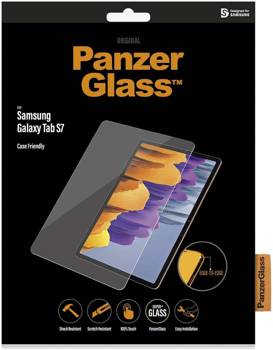 PanzerGlass Samsung Galaxy Tab S7/S8 Screen Protector Case Friendly afbeelding 1