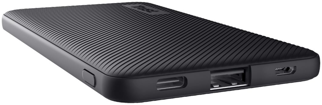 Trust Primo Eco Ultra Dunne USB-A/USB-C Powerbank 5.000 mAh Zwart afbeelding 1