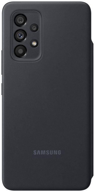 Origineel Samsung Galaxy A53 Hoesje Smart Clear View Cover Zwart afbeelding 4