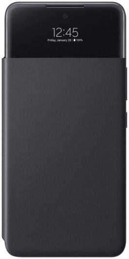 Origineel Samsung Galaxy A53 Hoesje Smart Clear View Cover Zwart afbeelding 3