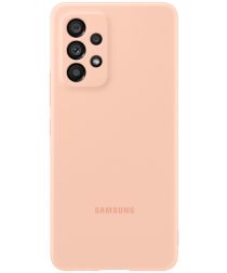 Origineel Samsung Galaxy A53 Hoesje Silicone Cover Oranje