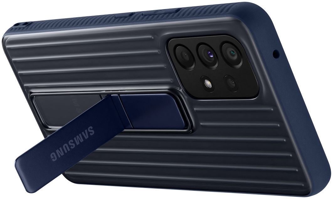 Origineel Samsung Galaxy A53 Hoesje Protective Standing Cover Blauw afbeelding 2
