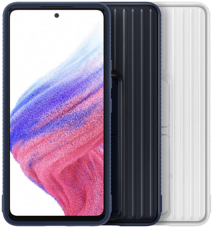 Origineel Samsung Galaxy A53 Hoesje Protective Standing Cover Blauw afbeelding 9
