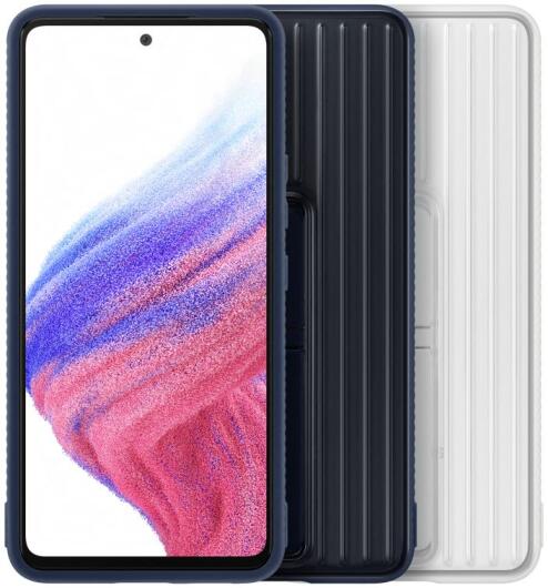 Origineel Samsung Galaxy A53 Hoesje Protective Standing Cover Blauw afbeelding 9