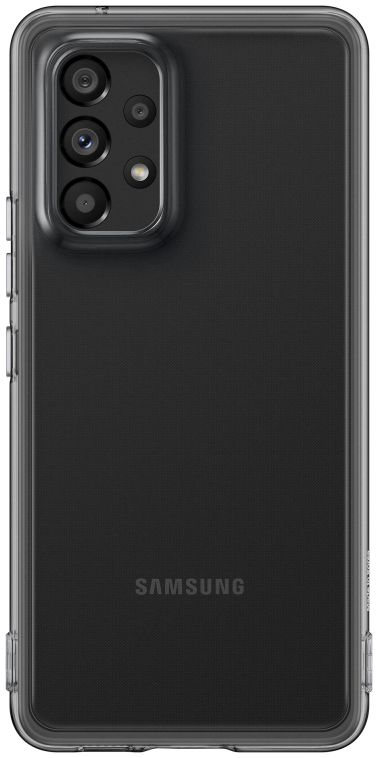 Origineel Samsung Galaxy A53 Hoesje Soft Clear Cover Transparant Zwart afbeelding 1