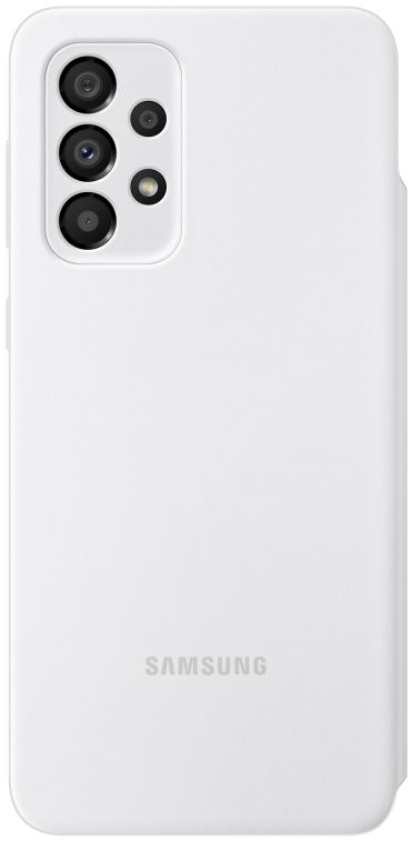 Origineel Samsung Galaxy A33 Hoesje Smart Clear View Cover Wit afbeelding 4