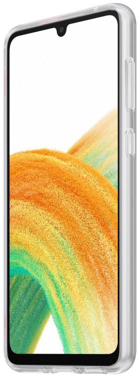 Origineel Samsung Galaxy A33 Hoesje Slim Strap Cover Wit/Oranje afbeelding 5