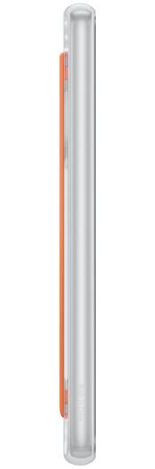 Origineel Samsung Galaxy A33 Hoesje Slim Strap Cover Wit/Oranje afbeelding 6