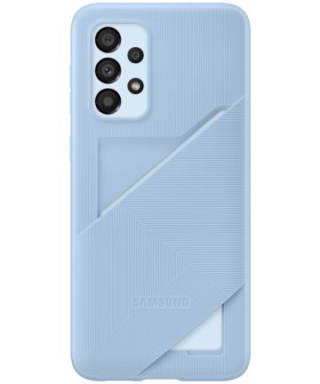 Origineel Samsung Galaxy A33 Hoesje Card Slot Cover Blauw Hoesjes
