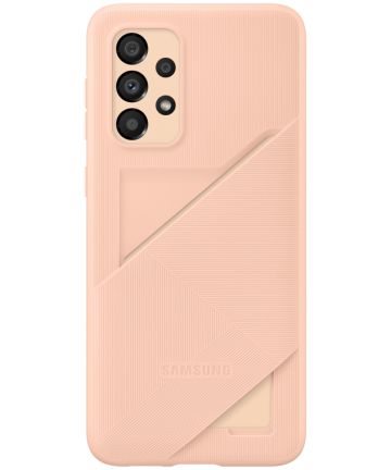 Origineel Samsung Galaxy A33 Hoesje Card Slot Cover Oranje Hoesjes