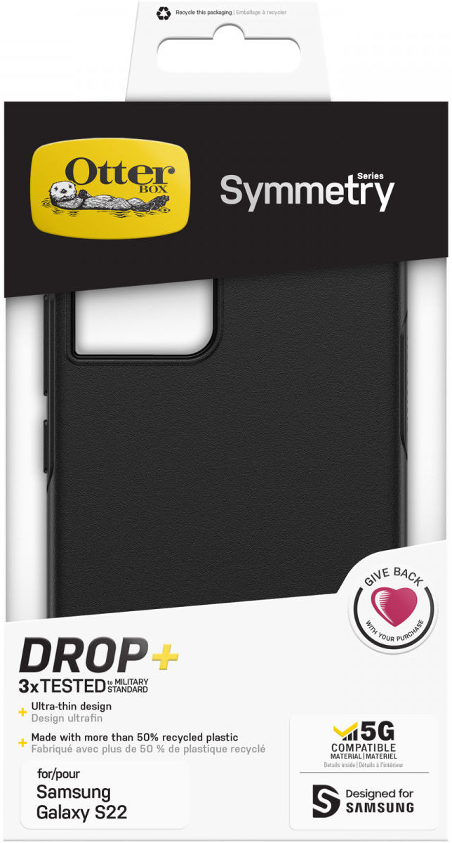 OtterBox Symmetry Samsung Galaxy S22 Hoesje Back Cover Zwart afbeelding 10