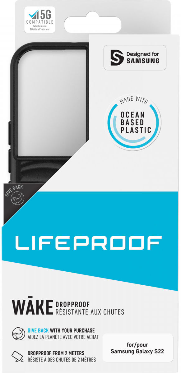 LifeProof Wake Samsung Galaxy S22 Hoesje Back Cover Zwart afbeelding 9