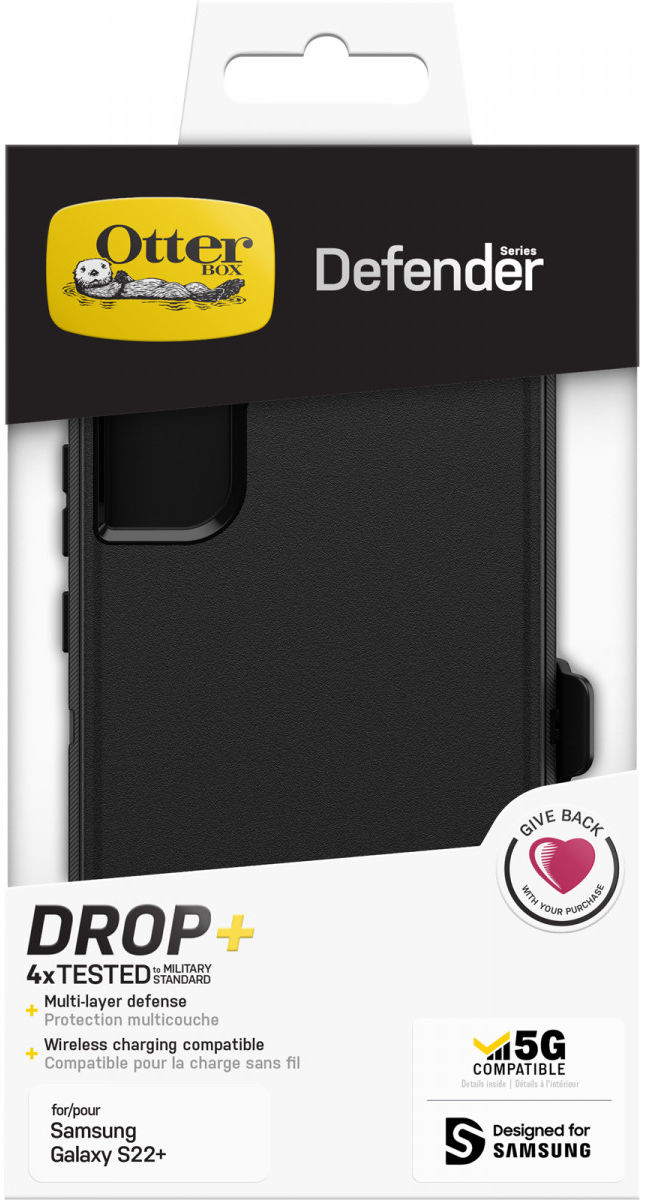 OtterBox Defender Samsung Galaxy S22 Plus Hoesje Back Cover Zwart afbeelding 15