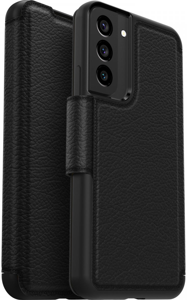 Otterbox Strada Samsung Galaxy S22 Plus Hoesje Echt Leer Zwart afbeelding 2