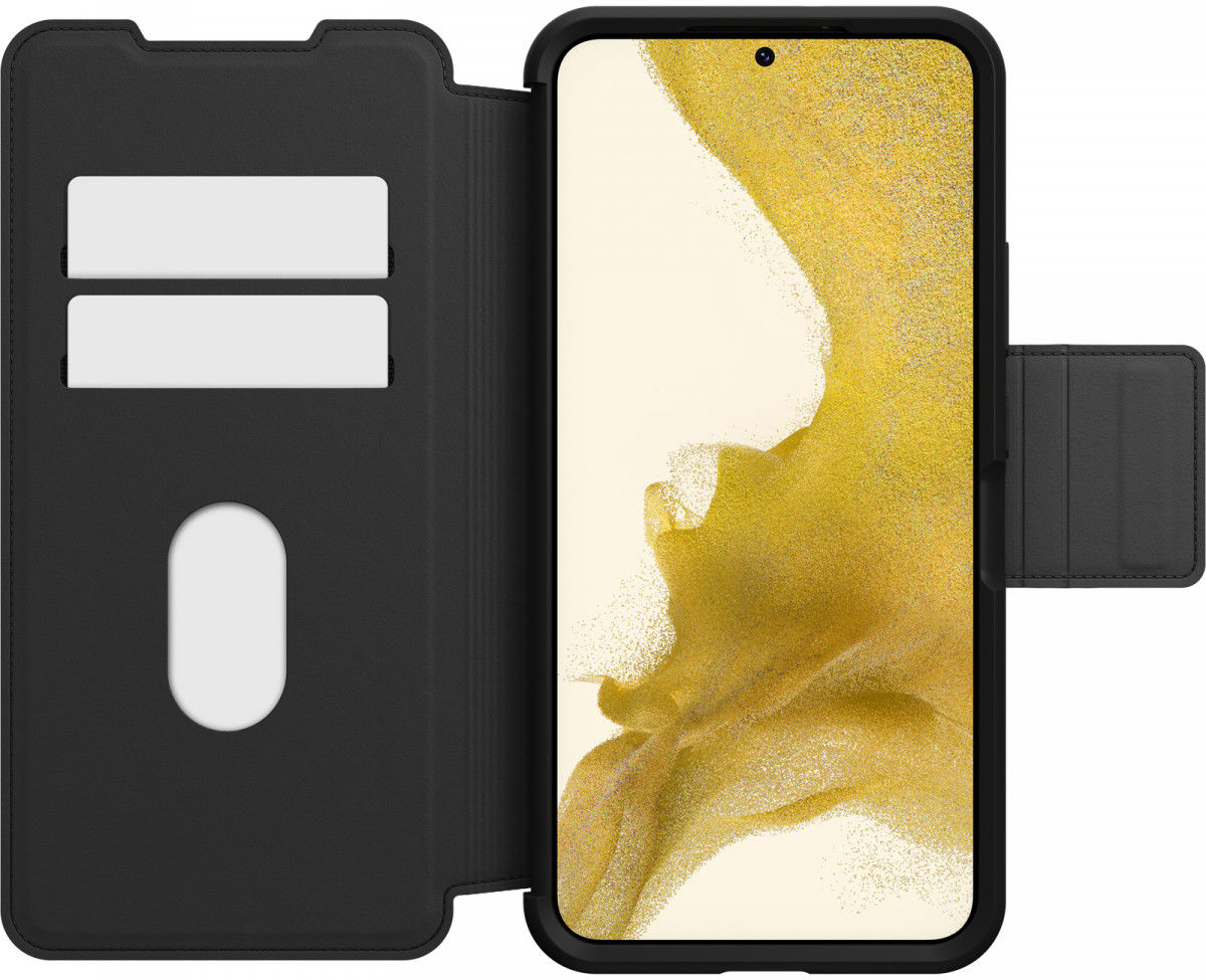 Otterbox Strada Samsung Galaxy S22 Plus Hoesje Echt Leer Zwart afbeelding 4