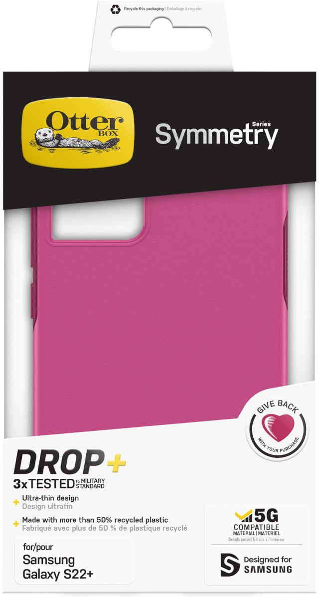 OtterBox Symmetry Samsung Galaxy S22 Plus Hoesje Roze afbeelding 8