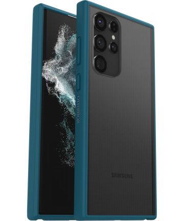 OtterBox React Samsung Galaxy S22 Ultra Hoesje Transparant Blauw Hoesjes