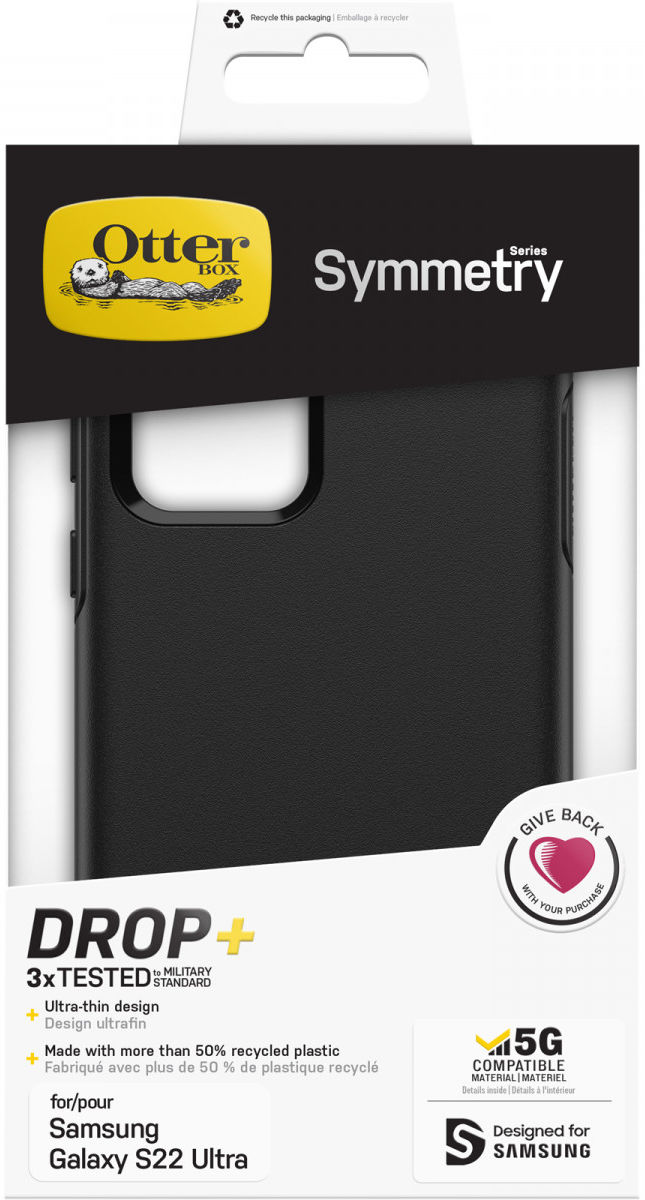 OtterBox Symmetry Samsung Galaxy S22 Ultra Hoesje Zwart afbeelding 10