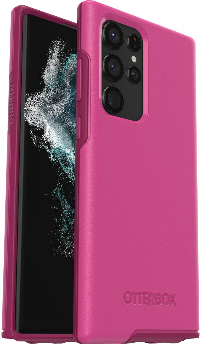 OtterBox Symmetry Samsung Galaxy S22 Ultra Hoesje Roze afbeelding 1