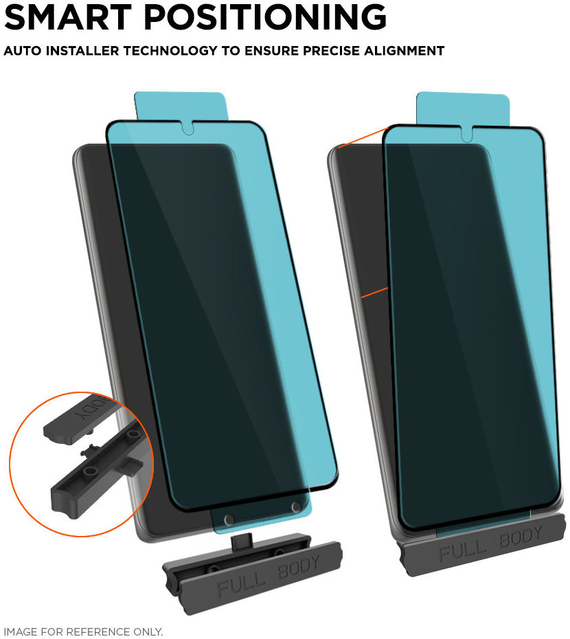 Eiger Samsung Galaxy S22 Display Folie Screen Protector Plat afbeelding 5