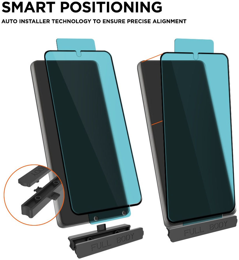 Eiger Samsung Galaxy S22 Plus Display Folie Screen Protector Plat afbeelding 5