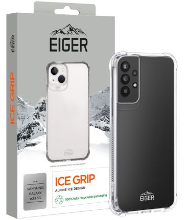 Eiger Ice Grip Series Samsung Galaxy A33 Hoesje Back Cover Transparant Hoesjes