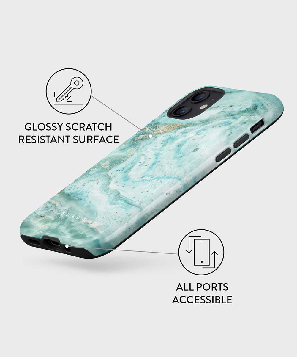 Burga Tough Case iPhone 12 / 12 Pro Hoesje Uluwat Wave Print afbeelding 4